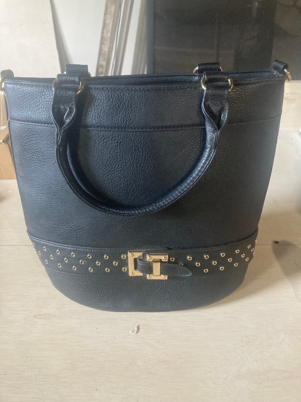 🖤 Black Studded Tote Bag 🖤